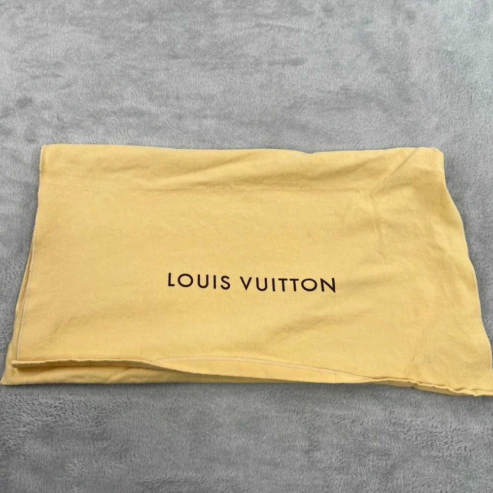 Louis Vuitton Dust Bag Tan Large Cotton Purse Handbag Storage Sleeper 20x12
